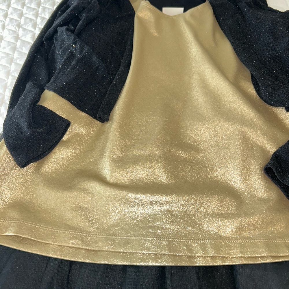 Chico’s XL Gold Stretch Tank Top Size 3 - Picture 8 of 9